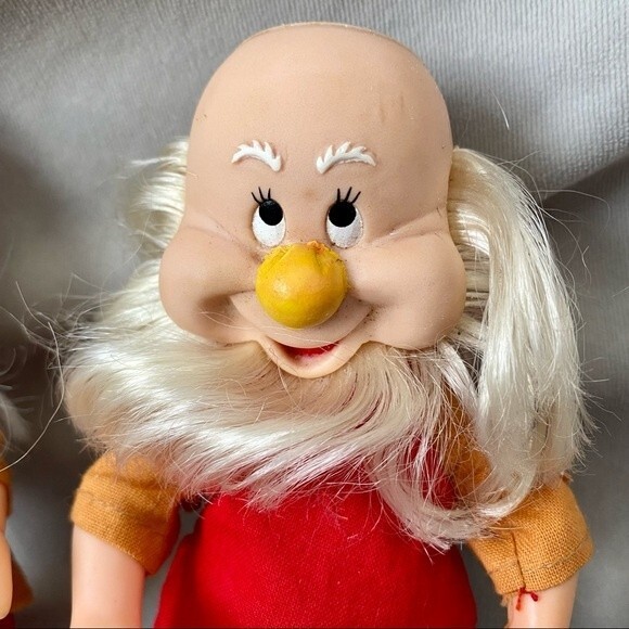 Bikin Disney Snow White and the Seven Dwarves Happy Bashful vtg vintage - Picture 6 of 8